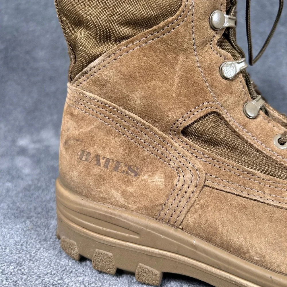 Bates Tactical Boots Tan Suede Vibram Composite Toe EH  Mens 9 M E77701